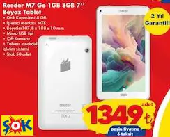 REEDER M7 GO 1GB 8GB 7’’ BEYAZ TABLET
